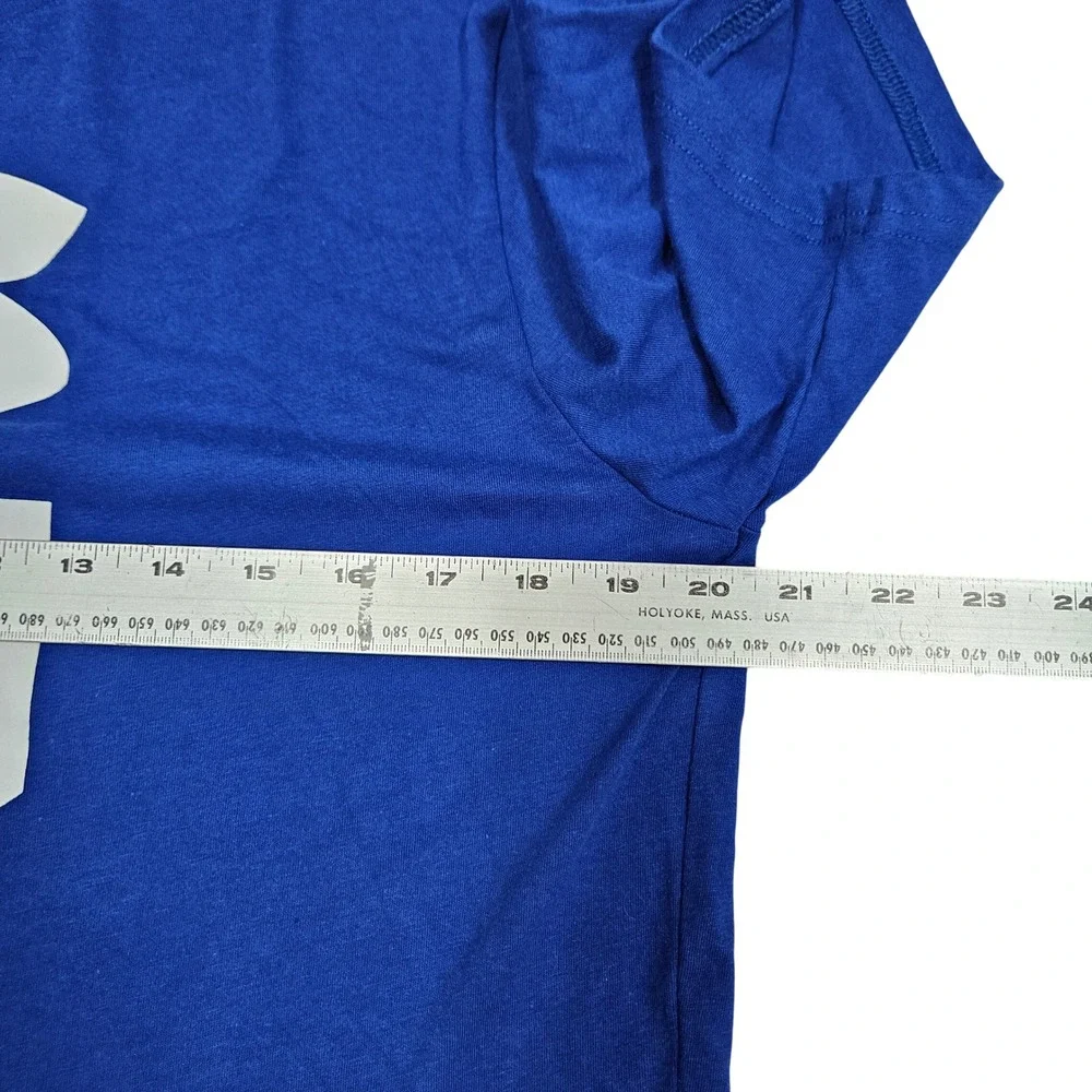 Under Armour Graphic Tee Mens M Blue‎ Home Plate Baseball Athletic Shirt Sports